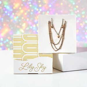 Lily Sky Sydney Gold-Plated Bracelet Duo Brand New in Box MSRP $52